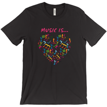 Load image into Gallery viewer, T-Shirt-Unisex-Music is Love