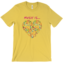 Load image into Gallery viewer, T-Shirt-Unisex-Music is Love