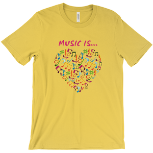 T-Shirt-Unisex-Music is Love