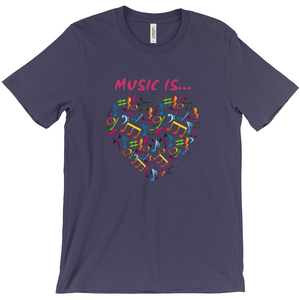 T-Shirt-Unisex-Music is Love