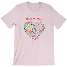 Load image into Gallery viewer, T-Shirt-Unisex-Music is Love