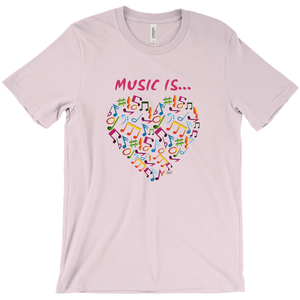 T-Shirt-Unisex-Music is Love