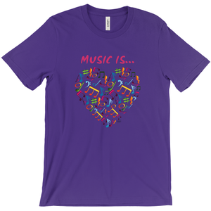 T-Shirt-Unisex-Music is Love