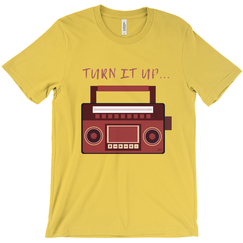 T-Shirt-Turn It Up Man